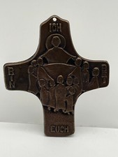Kreuz Ich bin bei euch - Bronze - ca. 9 cm