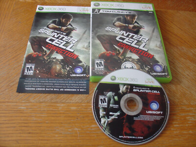 Tom Clancy's Splinter Cell: Conviction (Microsoft Xbox 360, 2010) Minty