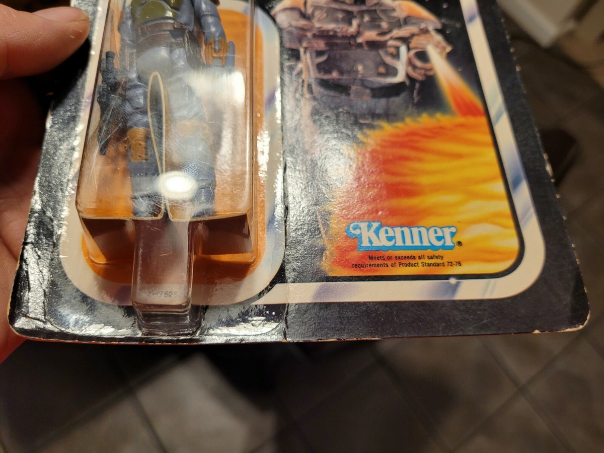 💥BOBA FETT Vintage Star Wars ROTJ 65b BACK MOC! RAREST CARD