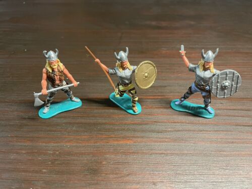 Timpo vikingos/nórdicos - soldados de juguete - década de 1970 - Imagen 1 de 2