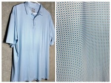 Callaway Golf OptiDri Mens Polo Shirt Size L Blue Short Sleeve Performance