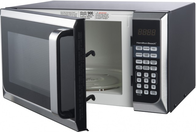 Hamilton Beach HBP90D23ALDJ 0.9 Cubic Foot 900Watt Microwave Oven