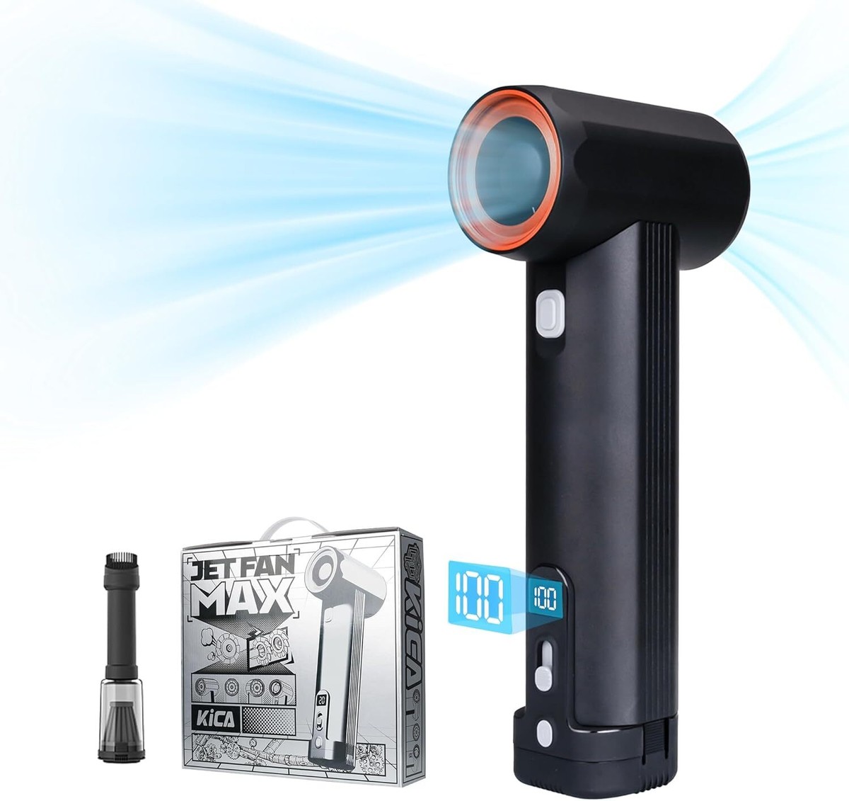 新品未開封】KICA JETFAN MAX（洗車用強力エアブロワー) 新品未開封