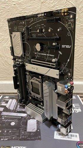 Cheap Gaming Motherboard Used Asus Prime B650-PLUS X M2 HDMI DDR5 LGA 1710 AMD - Picture 3 of 6