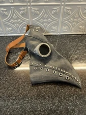  Plague Doctor Bird Mask Long Nose Beak Cosplay Steampunk Halloween Costume Prop