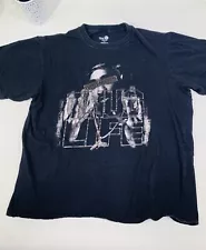 2pac Tupac Shakur Thug Life T-Shirt Band-Tee Music Tee XL Hip-Hop Rap Black USA