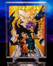 Dragon Ball Z Super Saiyan Gotenks Trunks Goten Flash Card Holo Foil No. 9
