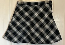 Tommy Hilfiger Green Blue Plaid Girls Skort Size 10