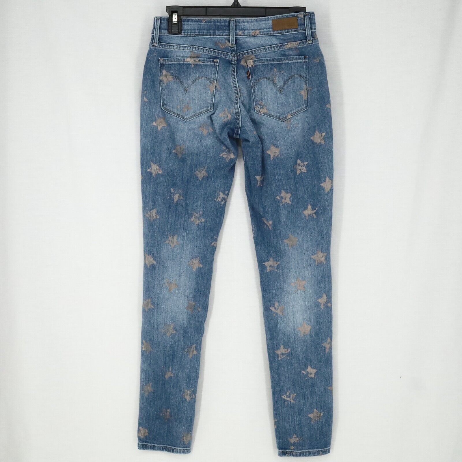 Levis Demi Curve Jeans Size 4 Womens Star Print B… - image 3