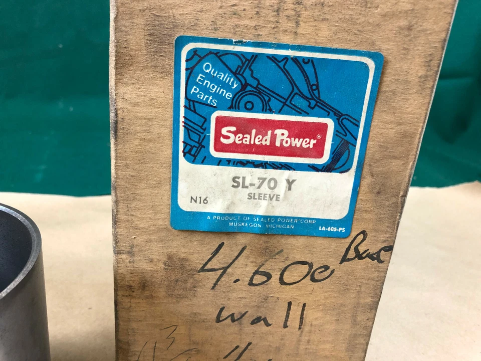 Sealed Power cylinder repair sleeve SL-70-Y 4.60" bore 4-3/4" tall 1/8" wall - Image 3 of 3