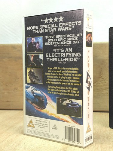 LOST IN SPACE (VHS Video 1999) Gary Oldman/Matt Le Blanc - Sci Fi Action Movie - Imagen 4 de 4
