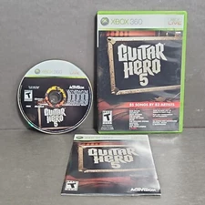 Guitar Hero 5 Xbox 360 Complete