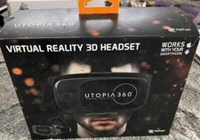Virtual Reality-Headset-Utopia 360-Smartphone-3D Opened Box Unused