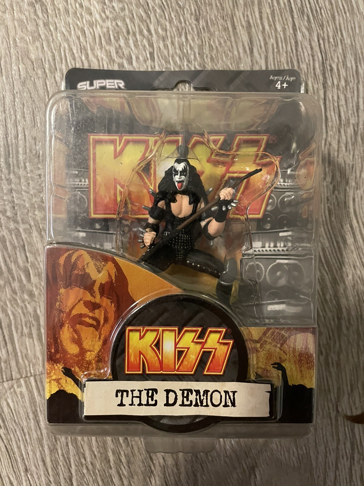 Super Stars Kiss The Demon Gene Simmons Action Figure 2009