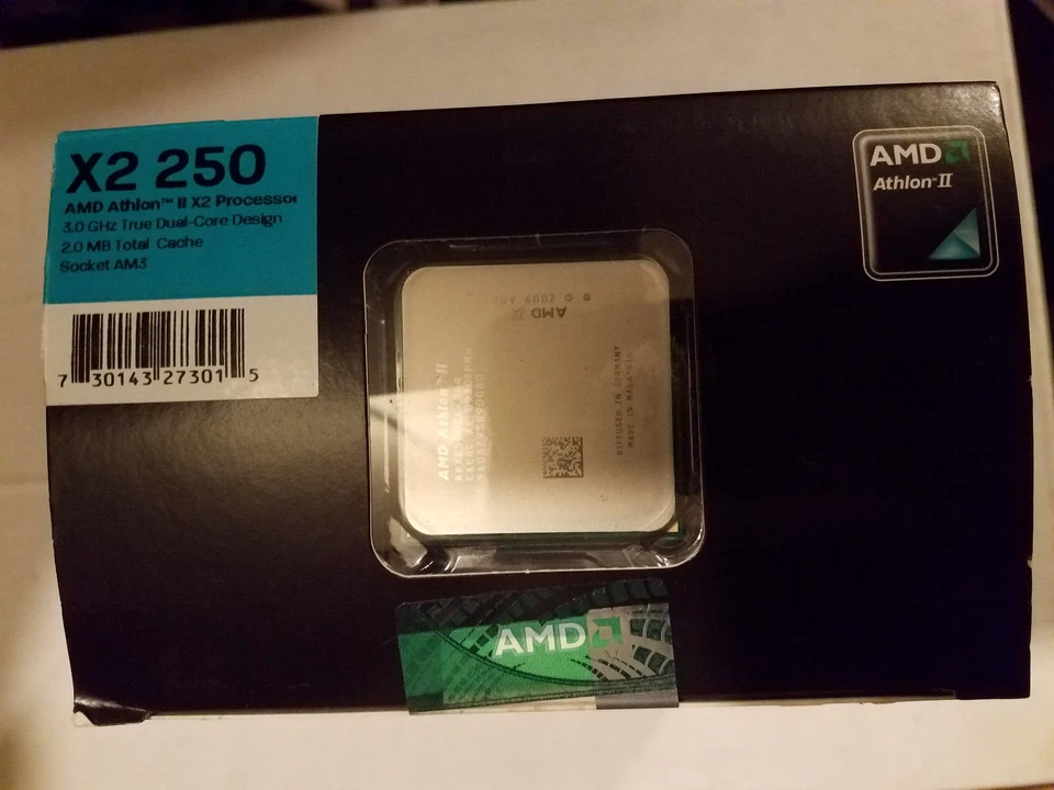 AMD Athlon II X2 250 2 Core 3GHz Socket AM2+/AM3 CPU ADX2500CK23GQ ADX250OCGQBO - Image 4 of 4