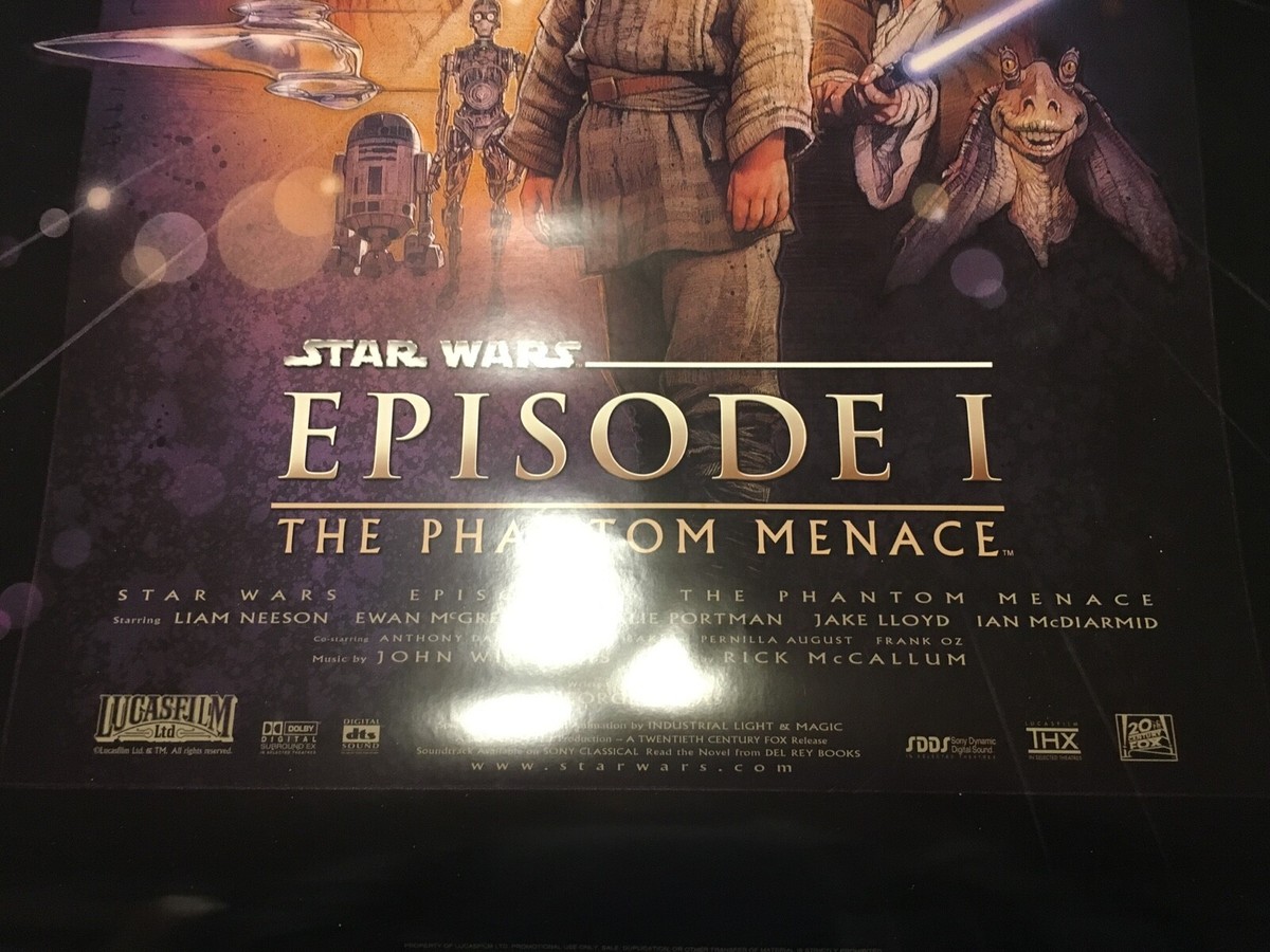 STAR WARS episode1 当時物 ポスター 90s 80s STAR WARS episode1 当時物 ポスター 90s 80s Vtg 90s Star Wars