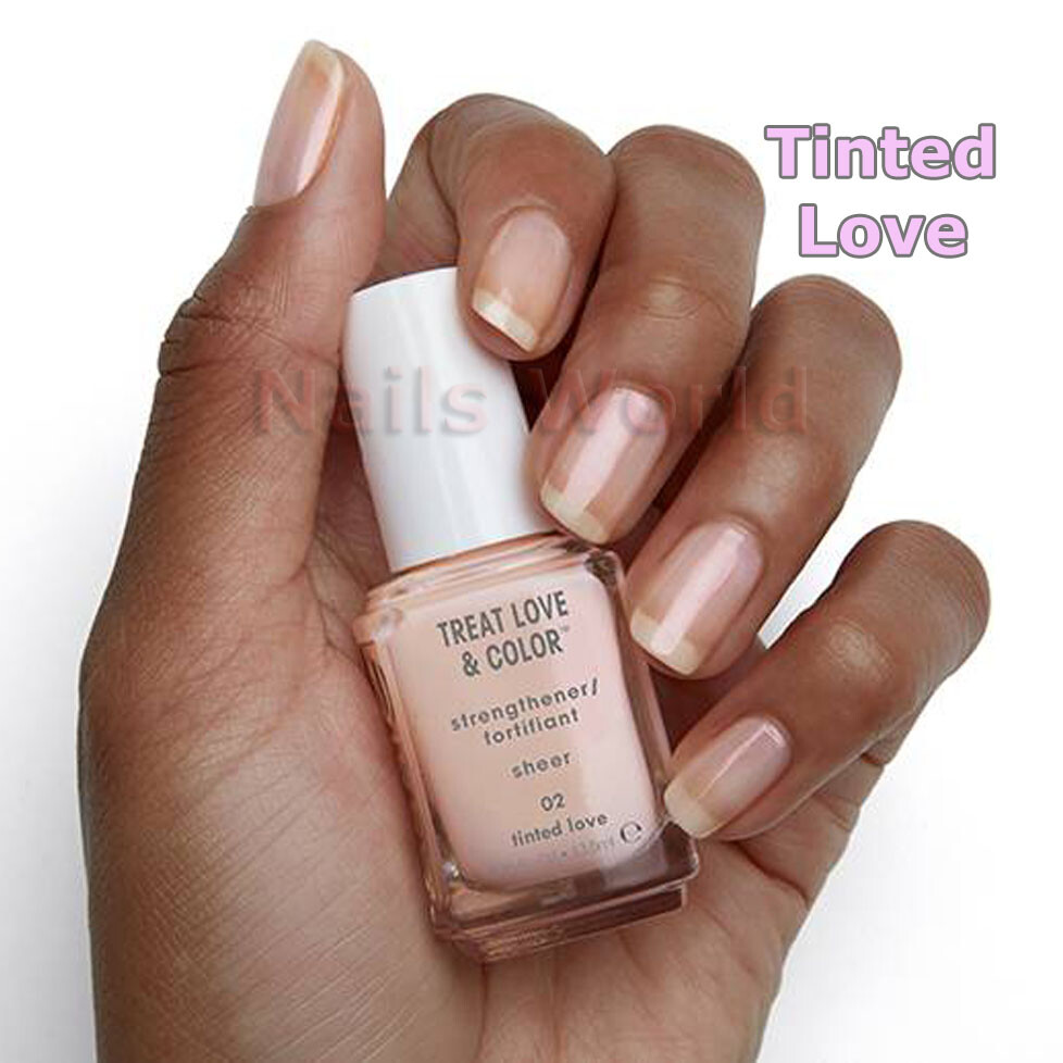 ESSIE Nail Treat Love Color Colour Strengthener Polish Pink Toughener