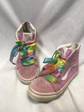 Used Vans Kid shoes Size 1.0  Purple High-top...