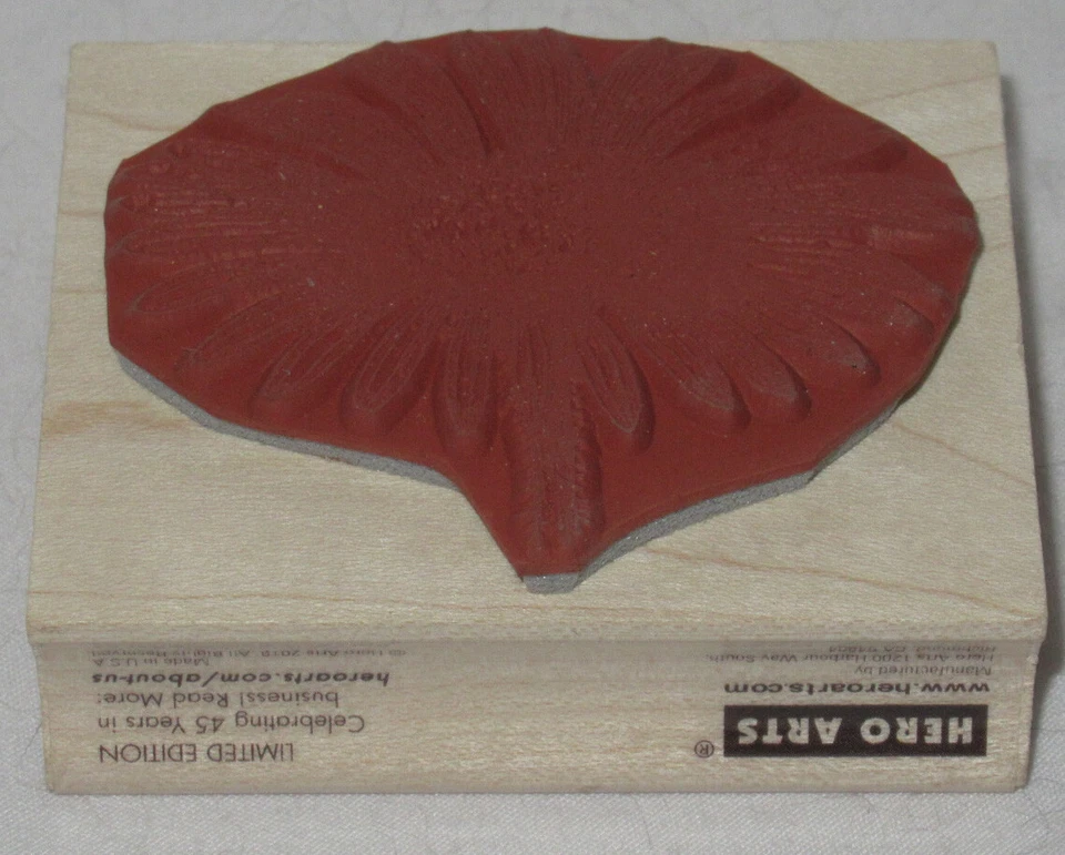 Sello de goma montado en madera Hero Arts FRESCO DE LA BÓVEDA MARGARITA EDICIÓN LIMITADA Foto 2 de 4