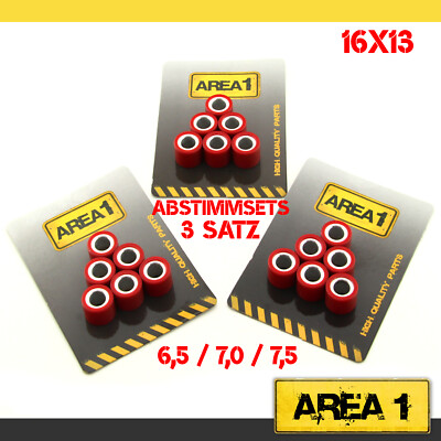 6,5 / 7,0 / 7,5 Gramm 3x Variomatikrollen 16x13 Abstimmset Variogewichte