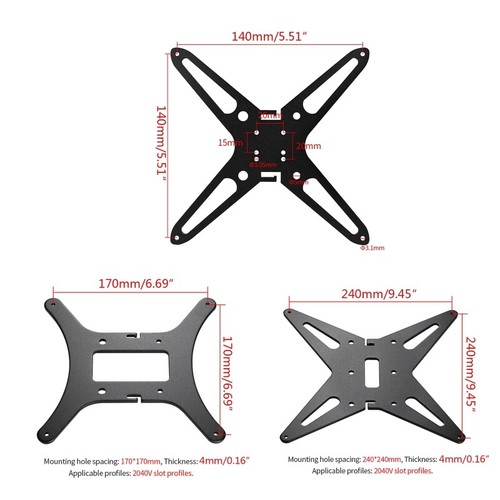YAxis Assemble Stand Printing Platform Support Bracket 150mm 235mm 310mm - Afbeelding 8 van 10