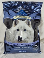 Blue Buffalo Wilderness Senior Dog Food, Chicken, 13 lb High-Protein