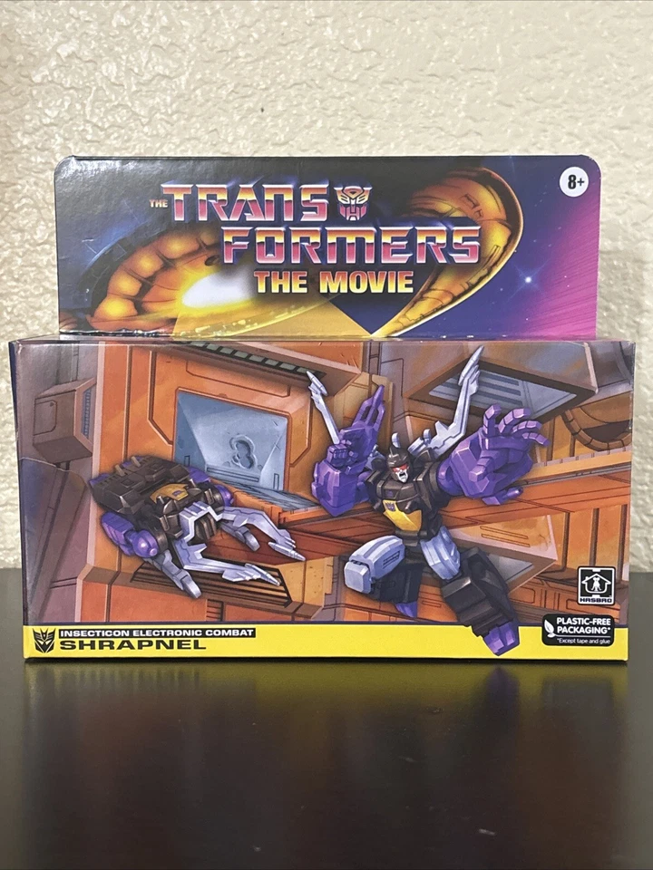 Boneco de ação Transformers retrô Transformers: The Movie Shrapnel (SELADO)