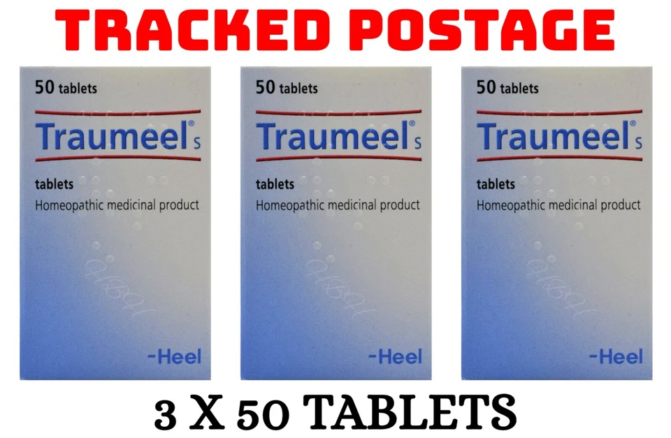 HEEL Traumeel S Anti Inflammatory Homeopathic Tablets / 3 Boxes x 50 /