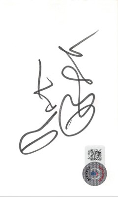 Robert Blake In Cold Blood Authentic Signed 3x5 Index Card BAS #BJ12806