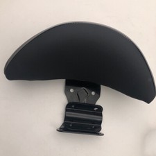 Schwarze PU Leder Beifahrer Rückenlehne Universal für Motorrad Roller