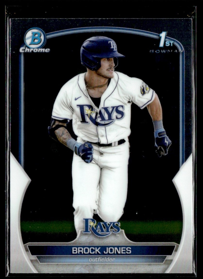 2023 Bowman Chrome Prospect Autographs Brock Jones Tampa Bay Rays #CPA-BJ