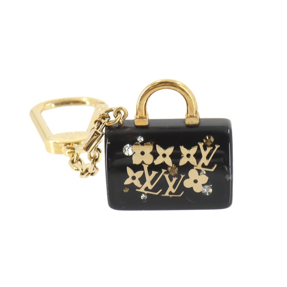 LOUIS VUITTON Key ring holder chain Bag Charm Speedy Anclusion Gold