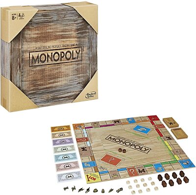 Monopoly Holz Sonderedition Brettspiel NEU OVP