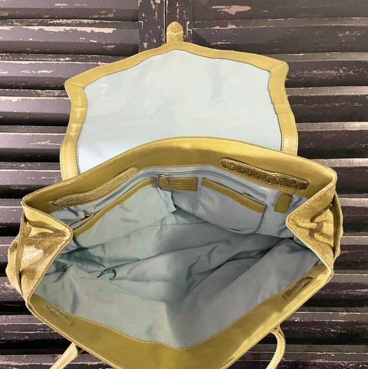 Cole Haan Purse Trinity Python Print Shoulder Bag… - image 5