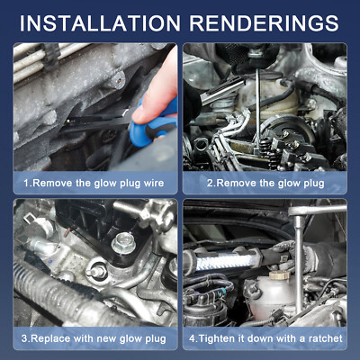 Glow Plug Harness Motorcraft ZD-13 Glow Plug + Tool For 04.5-10 - Foto 8