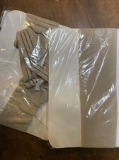 VTG Sheer Thigh High Stockings Elastic Grip Off White One Size 2 Pair