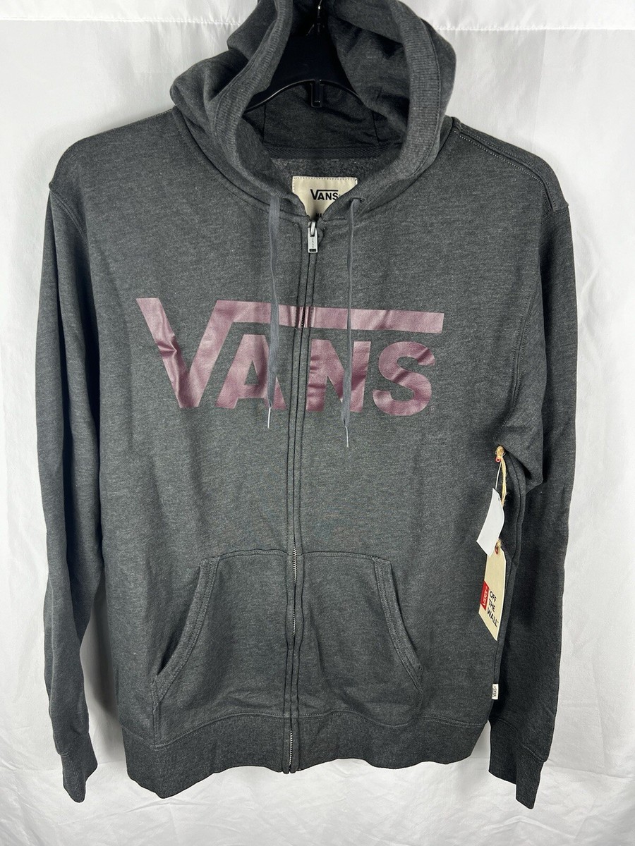 Vans Classic Full Zip Hoodie Sweatshirt Jacket Casual Back to