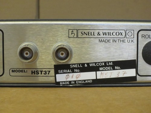 Snell & Wilcox HST37 HD High Definition Test Pattern Generator 3x SDI Out - 第 5/5 張圖片