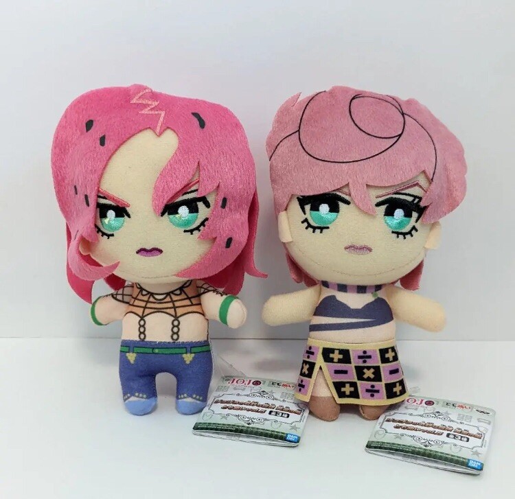 JoJo's Bizarre Adventure Golden Wind Tomonui Trish Diabolo Juego de 2 nuigurumi