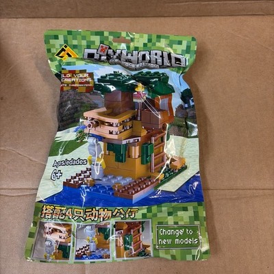 Minecraft Jungle Treehouse Series Building Blocks, Children's Educational Toy