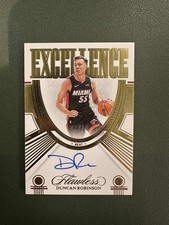 2021-22 Panini Flawless Duncan Robinson Miami Heat Excellence Autographs /10