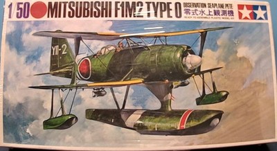TAMIYA - MITSUBISHI F1M2 TYPE 0 - OBSERVATION SEAPLANE PETE - 1:50 - KIT #MA111
