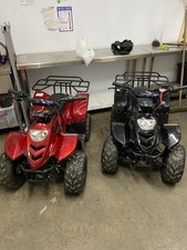 2x Taotao Boulder 110cc Kids ATV 4 Wheeler Quad Bike