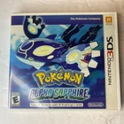 Pokemon Alpha Sapphire (Nintendo 3DS, 2014) - no manual
