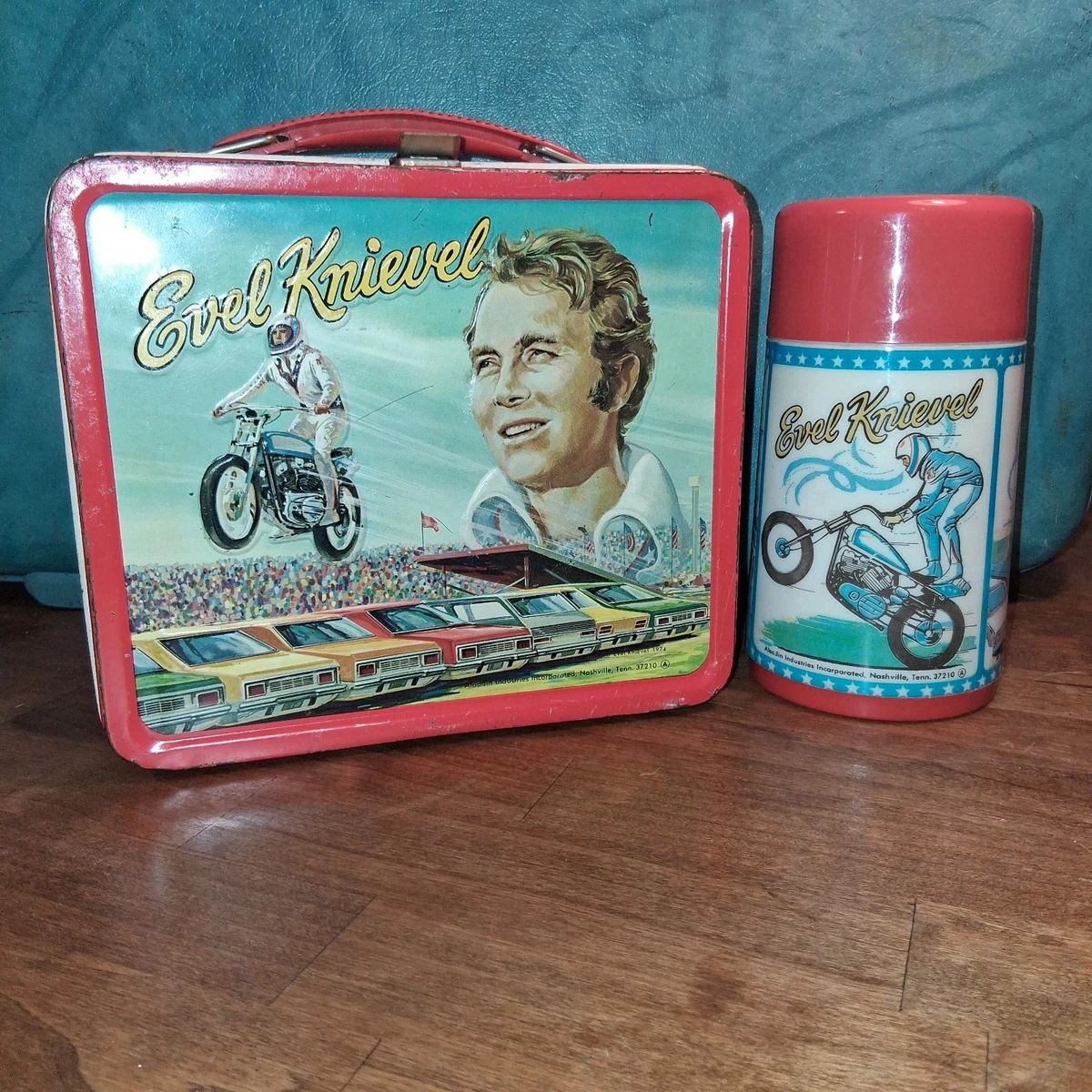 Evel Knievel Lunch Box for sale | eBay