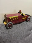 Vintage Chein Hercules Tin Toy Race Car Racer 20” Litho