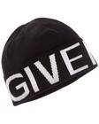 Givenchy Jacquard Wool Beanie Men's Black