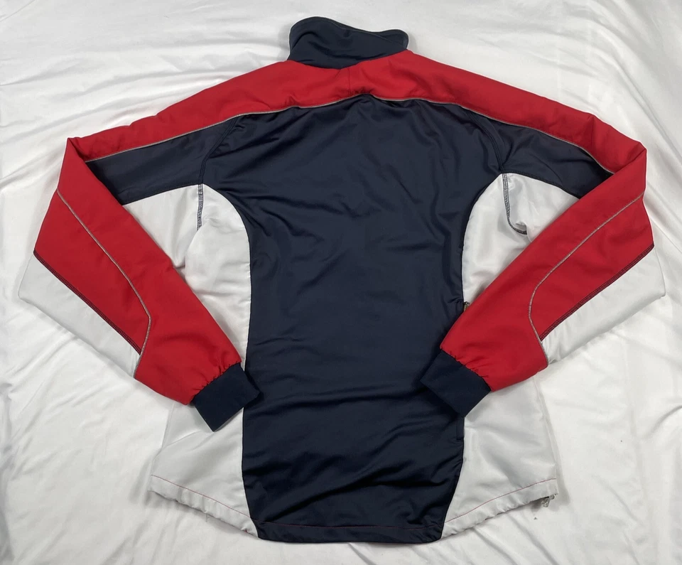 Chaqueta Swix Adulto Mediana Roja Esquí Invierno Cremallera Completa Bolsillos Pullover Y2K Mujer Foto 2 de 4