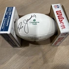 Philadelphia Eagles Quarterback Autographed Football Ron Jaworski 1980 NFL MVP