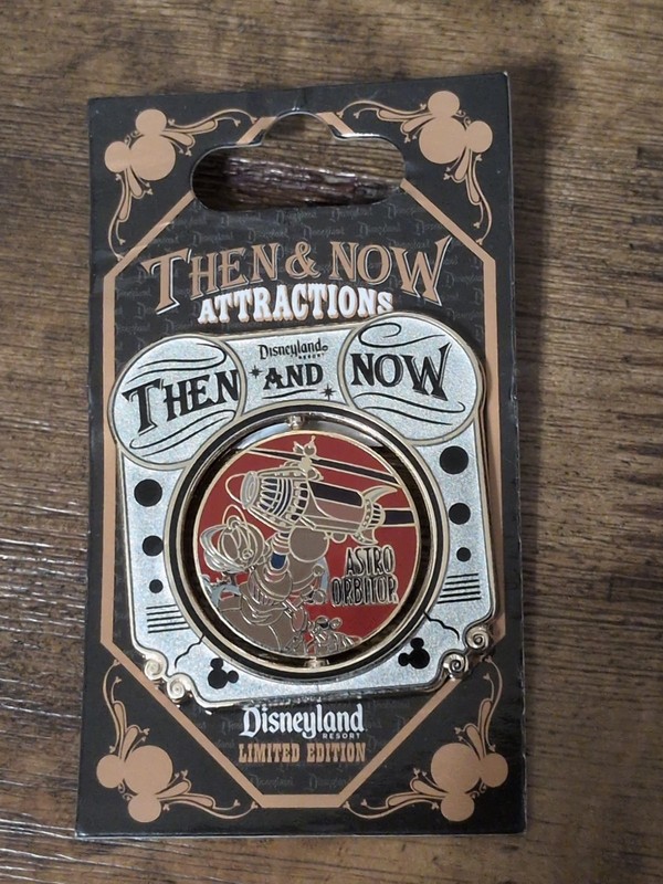 Disneyland Then & Now Spinner Pin - Astro Orbiter - Limited Edition 1000